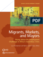 Migrants, Markets, and Mayors: Rising Above The Employment Challenge in Africa's Secondary Cities