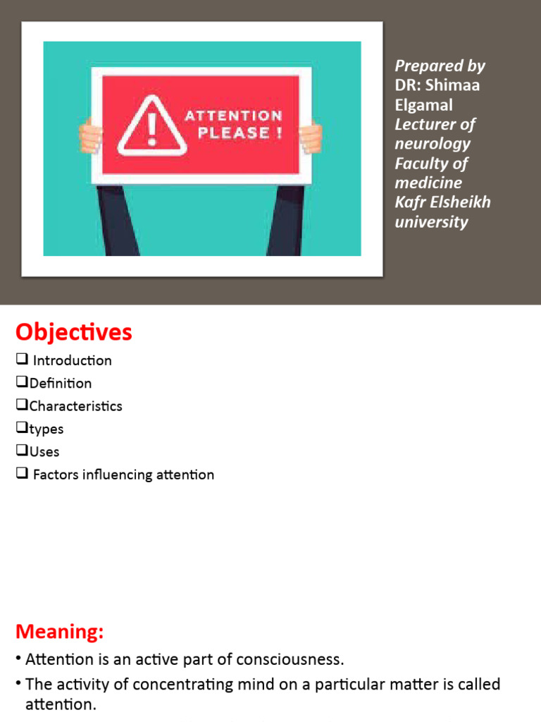 Attension Psychology AI | PDF | Attention | Consciousness