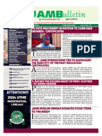 Jamb Bulletin