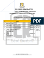 Eastern Refinery Limited: Specification of Liqueified Petroleum Gas (LPG) (As Approved by Bsti (Revised On March, 2002) )