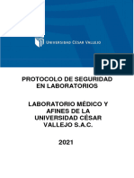 Anexo 4 - Protocolo de Seguridad en Laboratorio Médico y Afines de La Ucv 2021 - V4