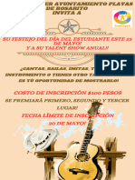 Talent Show Día Del Estudiante Mayo 2024