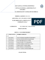 Investigacion Sobre El Desarrollo de La Gerencia en La Cooperativa Elga