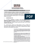 O Tenente-Coronel PM Chefe Do Centro de Recrutamento E Seleção, No