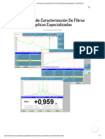 Pruebas de Caracterización De Fibras Ópticas Especializadas  ULTIMO A CHECAR