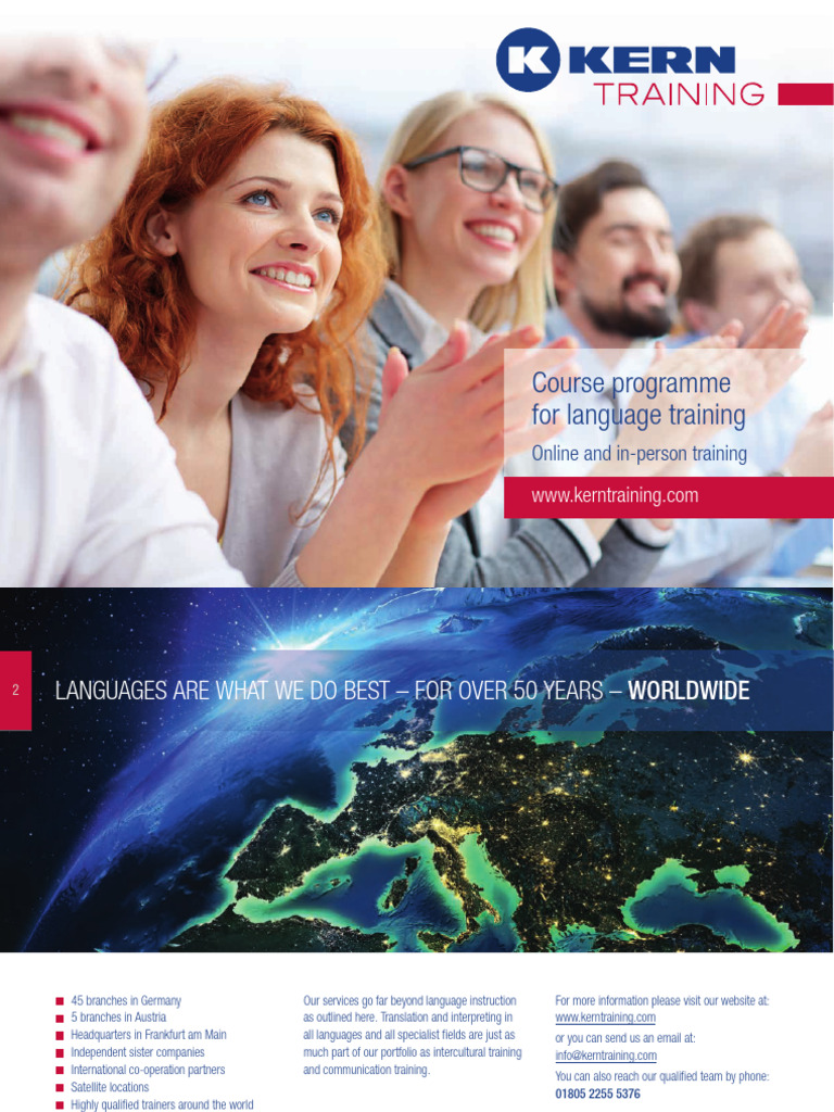 KT Kursprogramm A5 EN 2020 | PDF | Computing