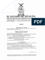 Diario Oficial Del Estado de Sinaloa