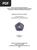 Download Desain Aplikasi Matematika Menggunakan MHP Proposal by Kallu Juzan SN72704019 doc pdf