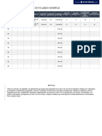 IC Simple Inventory Form 11311 - WORD - ES