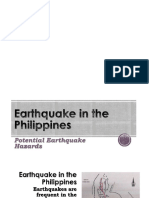 Week 03 DRRR Potential Earthquake Hazards