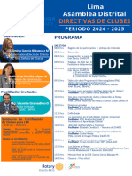 Programa Asamblea de Lima