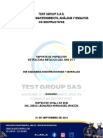 Informe Estectura Metalica Icm_test Group Sas
