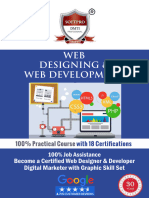 Advance Webdesigning Brochure Dmti Softpro Online PDF