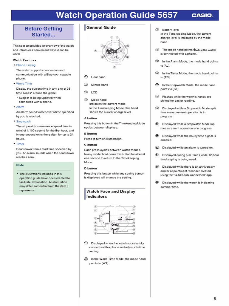 User Manual Casio G-Shock GST-B400 (English - 27 Pages