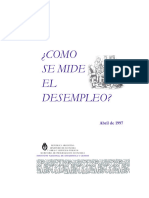 Como Se Mide El Desempleo