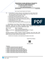 Surat Undangan Rapat Pelaksanaan Tugas Penyuluh Agama Dan Penghulu Sesuai SE Menag 2 Tahun 2024