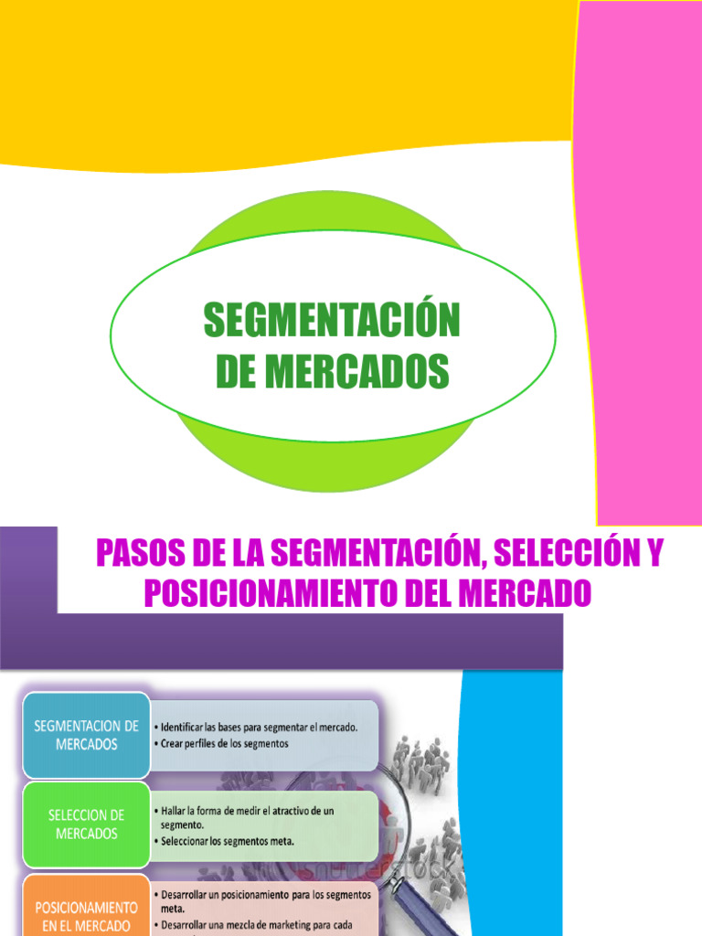 Segmentación y Posicionamiento de Mercados | PDF | Marketing | Mercado ...