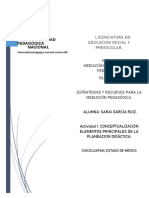 Actividad 1. Conceptualizando Elementos Principales de La Planeación Didáctica