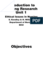 Ethical Issues in Nursin Research