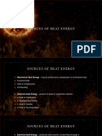 Sources of Heat Energy