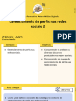 Gerenciamento de Perfis Nas Redes Sociais 2: Itinerário Formativo: Arte e Mídias Digitais