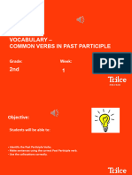 ING_2°_Common Verbs in Past Participle (Classroom)