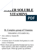 Water Soluble Vitamin
