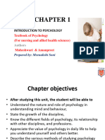 PSYCHOLOGY FOR BSC GNM Chapter 1