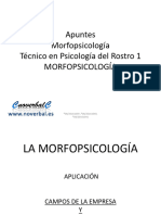 Apuntes Morfopsicología Técnico en Psicología del Rostro 1 MORFOPSICOLOGÍA 08_ , 08_ , 08_