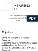 Ethics in Nursing Research 2024 For Students