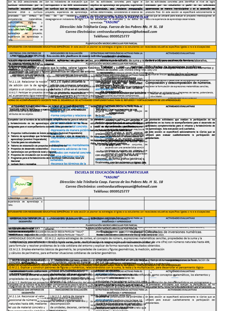 Plan de Clase: Suma en Segundo Grado | PDF | Plan de estudios | Aprendizaje