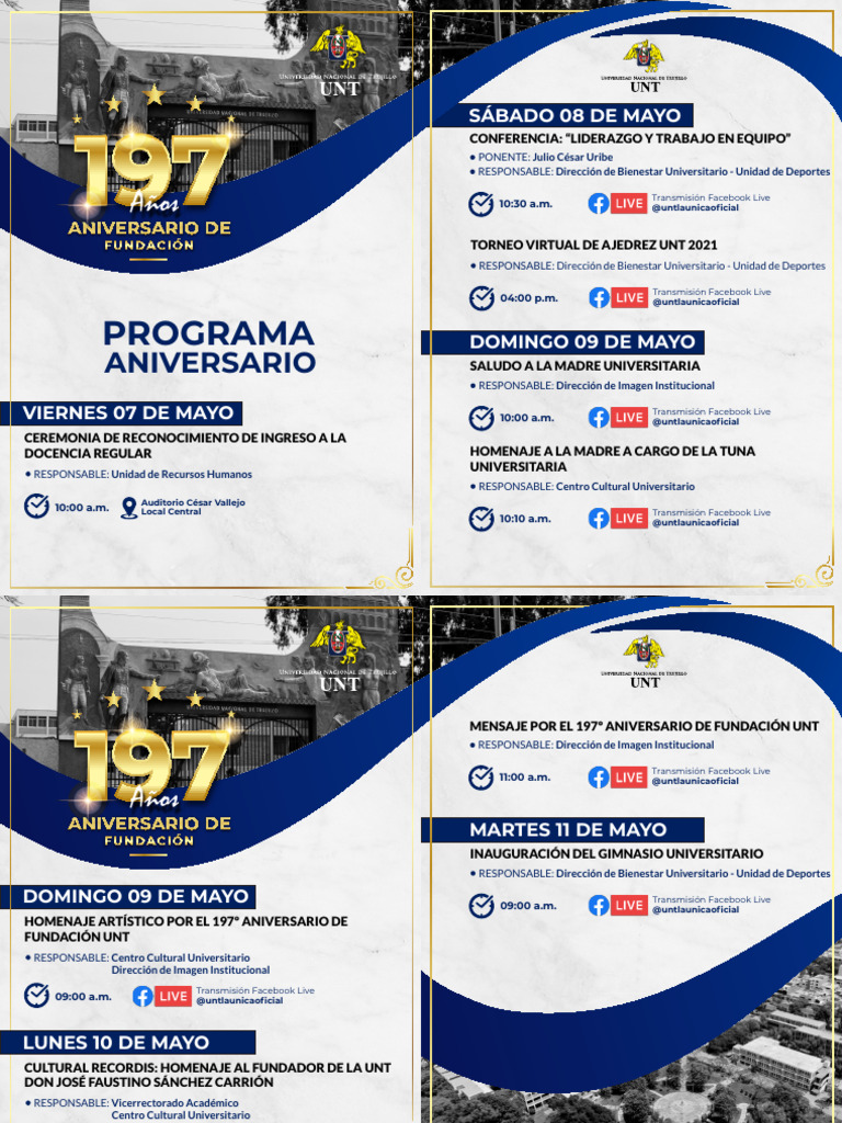 197 Aniversario De Fundación Pdf