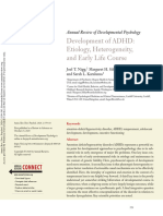 2020 - Development of ADHD Etiology, Heterogeneity, and Early Life Course