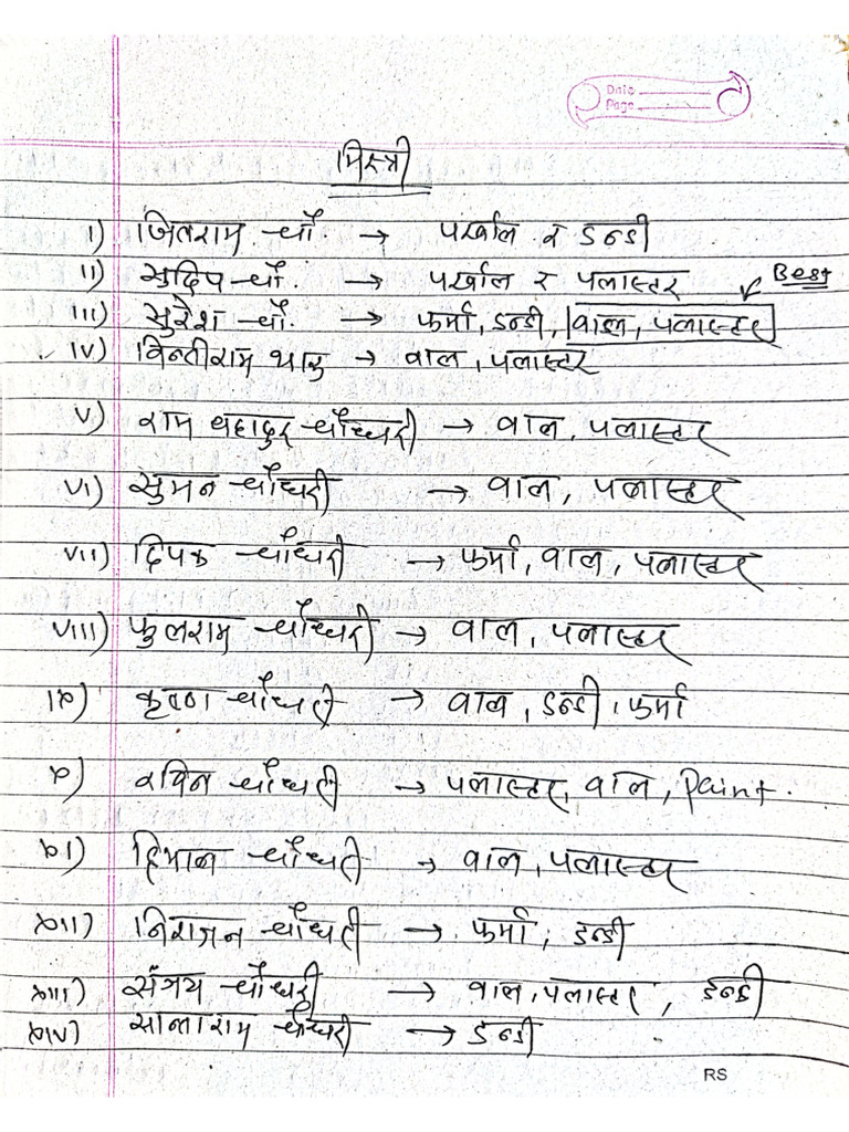 Mistri 1 | PDF