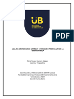 Analisis de Sistemas de Energias Cerrados