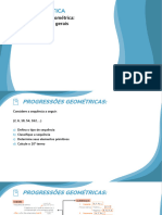 Progressões Geométricas I, Características Gerais Matemática Glaucio