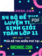 54 bộ đề luyện thi học sinh giỏi toán 11 năm 2021 - 2022