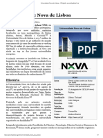 Universidade Nova de Lisboa - Wikipédia, A Enciclopédia Livre