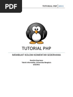 Download TutorialPHP-MembuatKolomKomentarSederhanabyHandrieNoprissonSN72705887 doc pdf