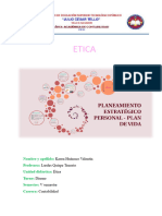 Etica Plan Estrategico