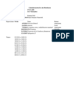 Calendarizacion Ier Año de Residencia