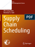 (International Series in Operations Research & Management Science, 323) Zhi-Long Chen, Nicholas G. Hall - Supply Chain Scheduling-Springer (2022)