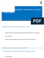 Rectificado, Bruñido, Torneado, Alesado Y Perforado: Tecnologias de Fabricación y Procesos Unitarios, 29/09/2023