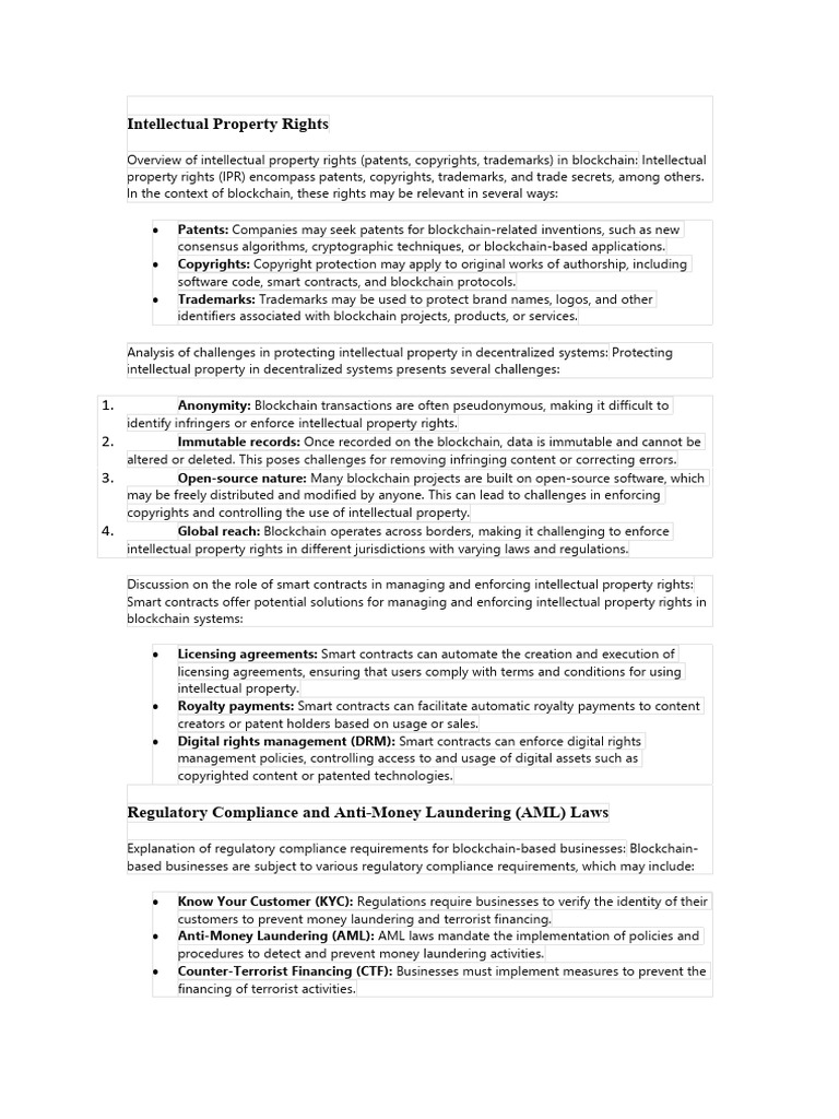 Intellectual Property Rights Pdf Intellectual Property Regulatory