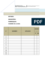 Formato de Asistencia Del Congreso Pedagógico Parrqouial Abril 2024