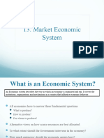 13. Market Economic System