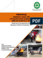 Proposal Pelatihan K3 Kebakaran Instansi Kesehatan