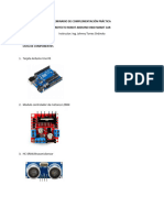 Lista Componentes Robot Arduino 4wd