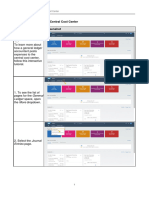 Posting Expenses To The Central Cost Center