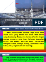 Perkembangan Islam Pada Masa Modern